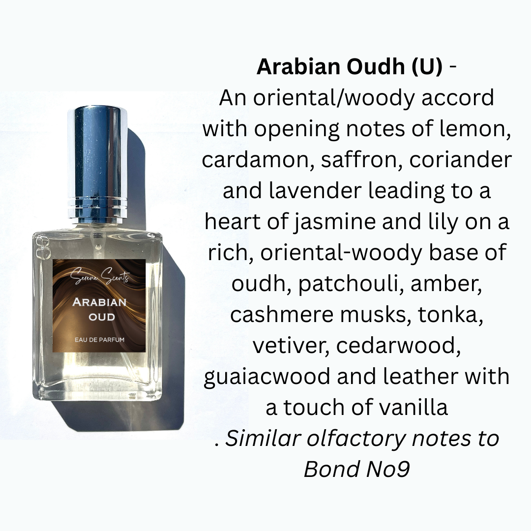 15ml Arabian Oud Inspired Perfume Bottle – Oud Rose Unisex Eau De Parfum