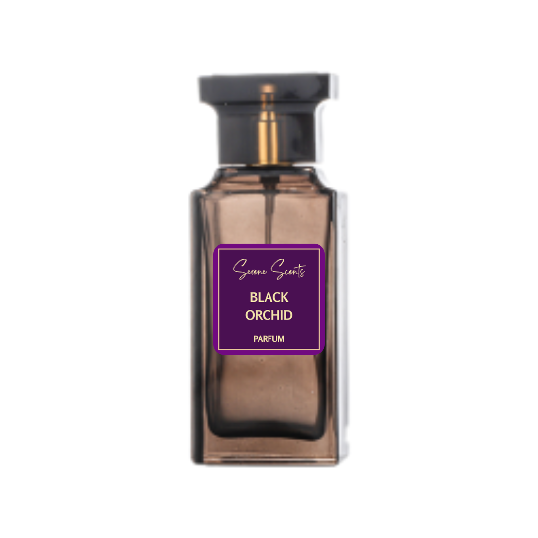 30ml bottle of Black Orchid inspired perfume – Tom Ford dupe with truffle, orchid, and patchouli notes