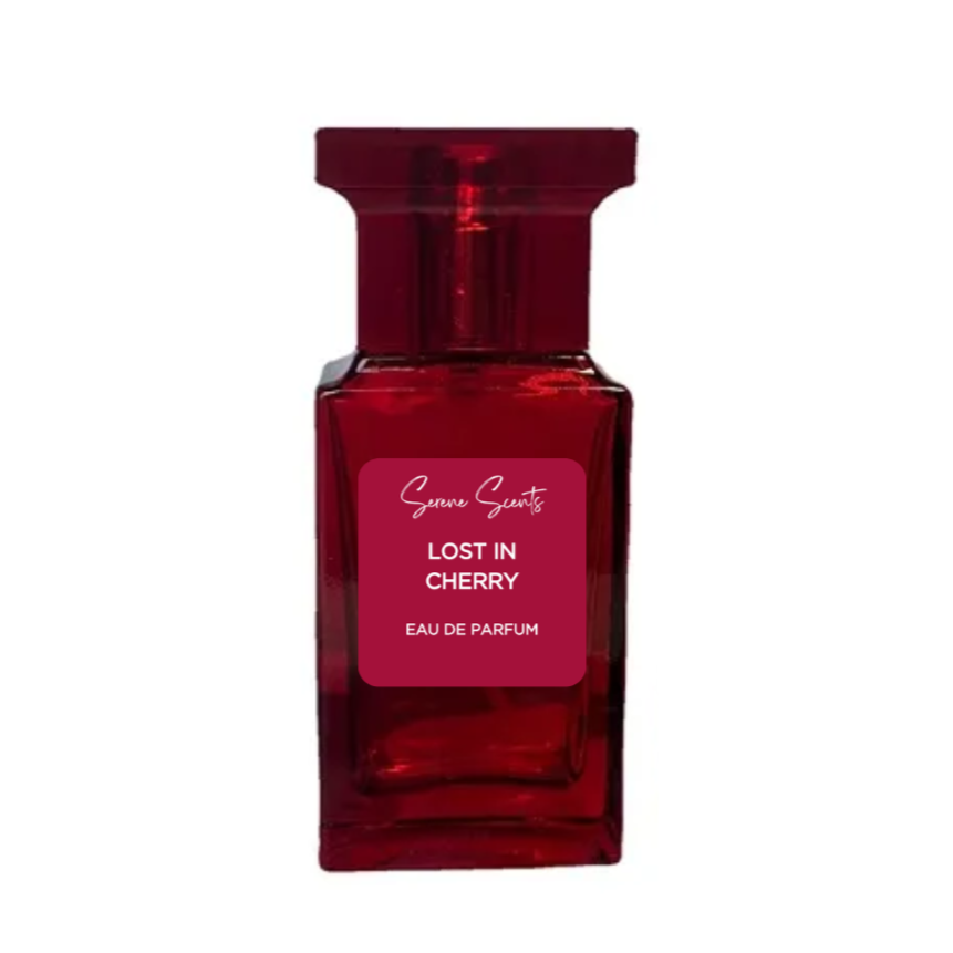 30ml bottle of Lost Cherry inspired perfume – Tom Ford dupe with cherry, almond, and vanilla notes