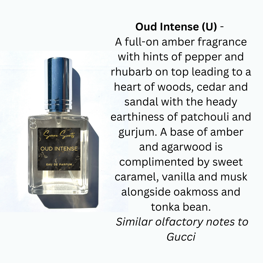 15ml Oud Intense Inspired Perfume Bottle – Deep Oud Unisex Eau De Parfum
