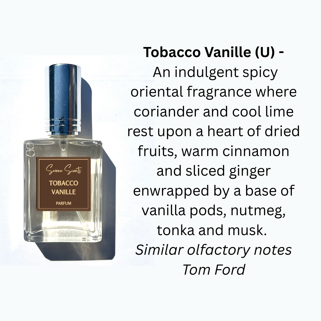 15ml Tobacco Vanille Inspired Perfume Bottle – Warm Spicy Unisex Eau De Parfum