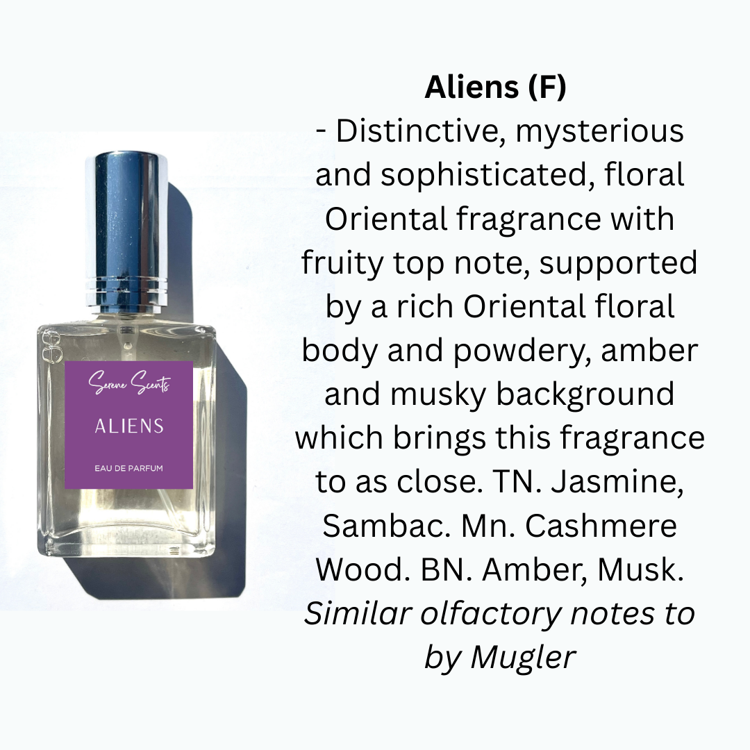 15ml Alien Inspired Perfume Bottle – Jasmine Amber Feminine Eau De Parfum