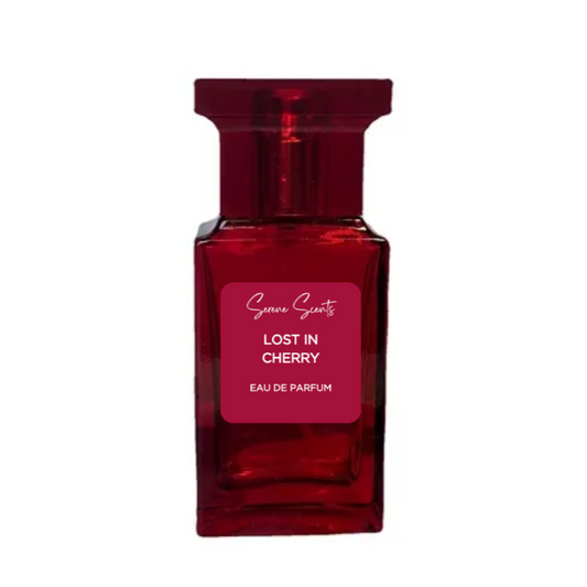 30ml bottle of Lost Cherry inspired perfume – Tom Ford dupe with cherry, almond, and vanilla notes