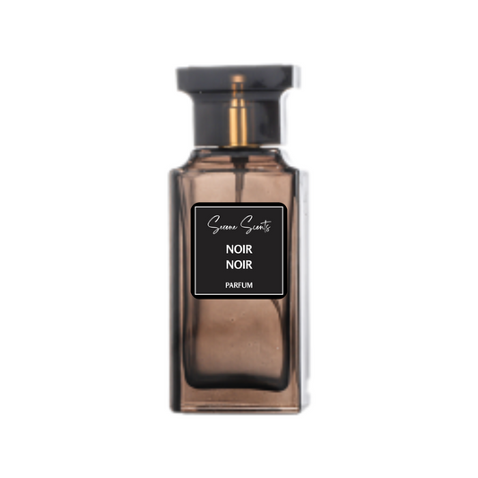 30ml bottle of Noir de Noir inspired perfume – Tom Ford dupe with rose, oud, and patchouli notes