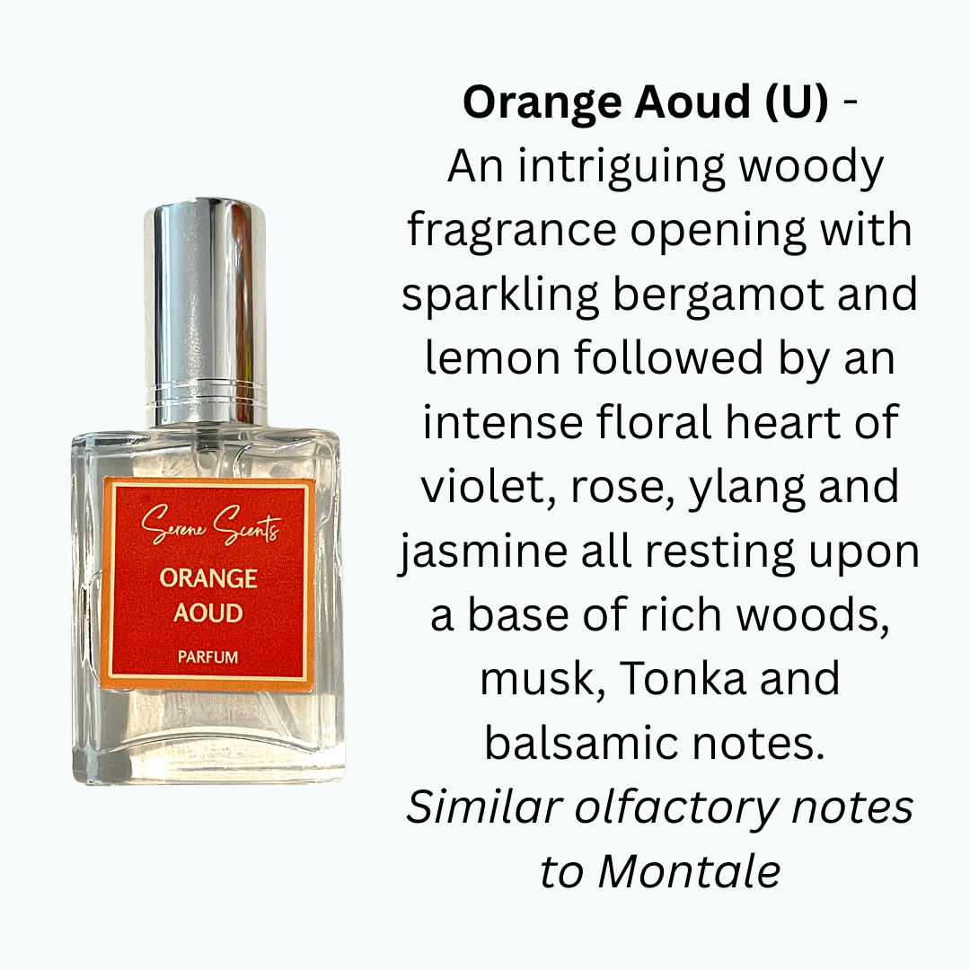 15ml Orange Aoud Inspired Perfume Bottle – Citrus Oud Unisex Eau De Parfum