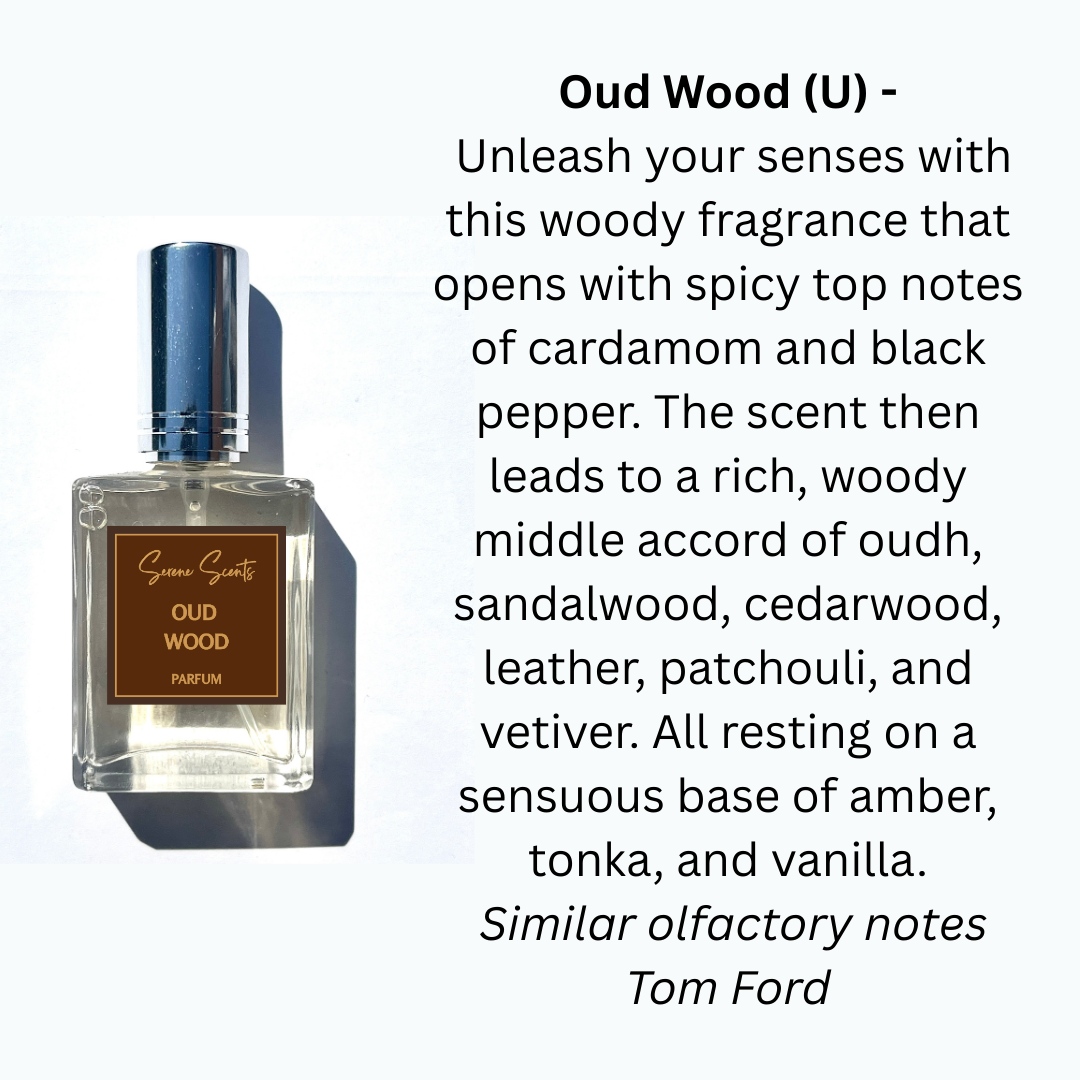 15ml Oud Wood Inspired Perfume Bottle – Woody Spicy Unisex Eau De Parfum