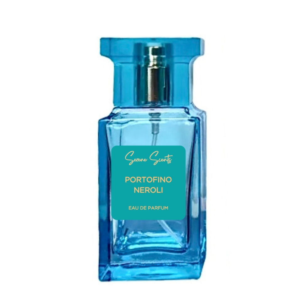 30ml bottle of Neroli Portofino inspired perfume – Tom Ford dupe with citrus, neroli, and musk notes