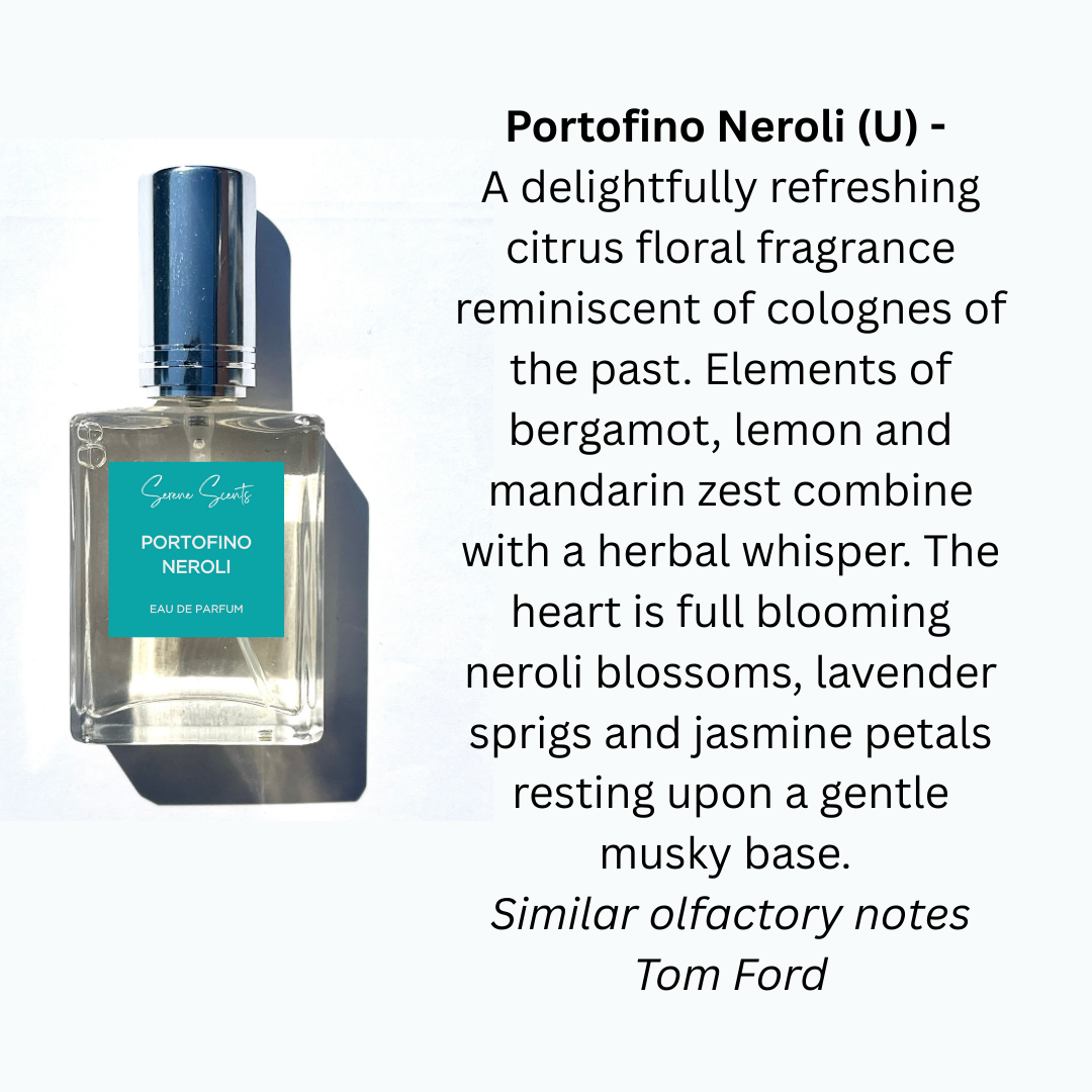 15ml Neroli Portofino Inspired Perfume Bottle – Fresh Citrus Unisex Eau De Parfum