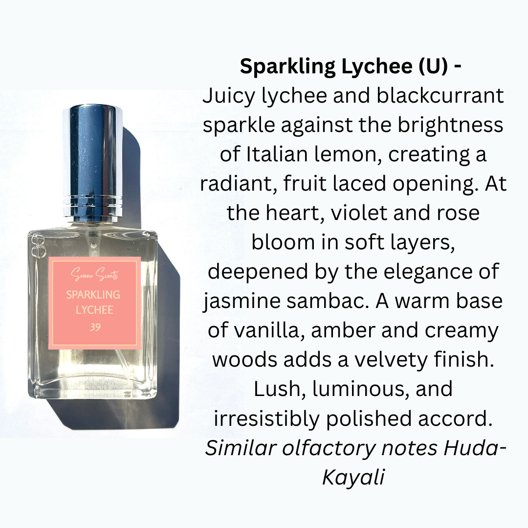 15ml Sparkling Lychee Inspired Perfume Bottle – Fresh Fruity Floral Eau De Parfum