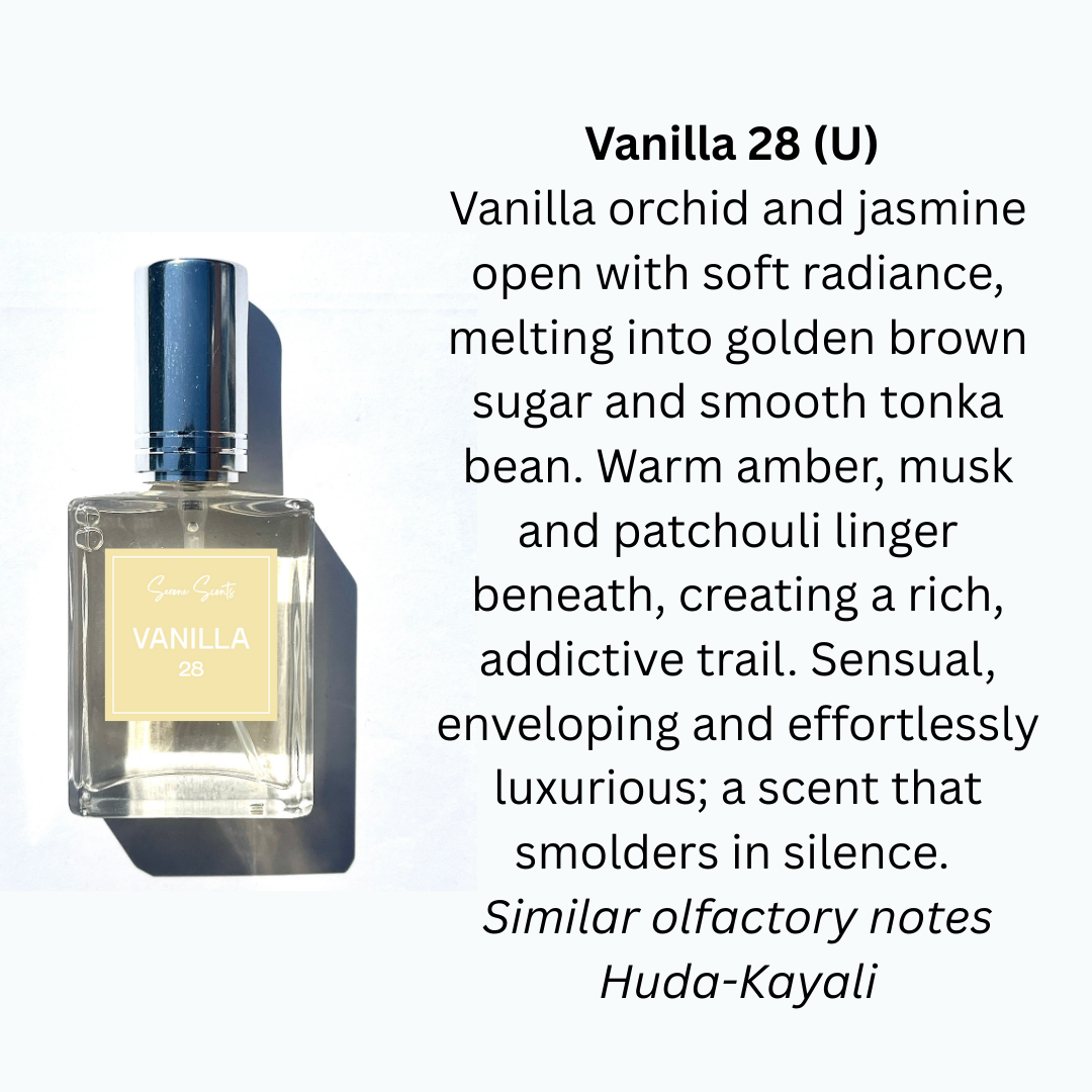 15ml Vanilla 28 Inspired Perfume Bottle – Warm Sweet Unisex Eau De Parfum