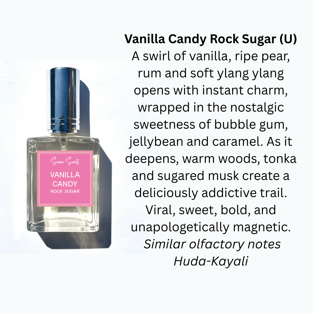 15ml Vanilla Candy Inspired Perfume Bottle – Sweet Vanilla Cotton Candy Eau De Parfum